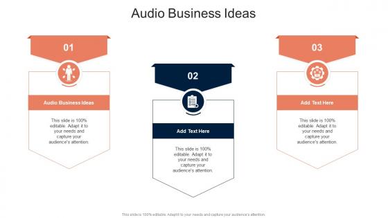 Audio Business Ideas In Powerpoint And Google Slides Cpb