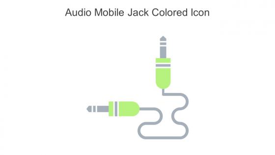 Audio Mobile Jack Colored Icon In Powerpoint Pptx Png And Editable Eps Format