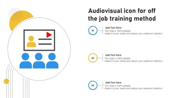 Audiovisual Icon For Off The Job Training Method