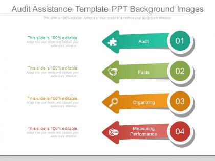 Audit assistance template ppt background images