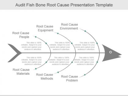 Audit fish bone root cause presentation template
