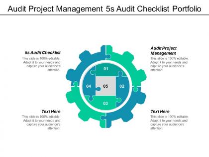 Audit project management 5s audit checklist portfolio analysis tool cpb
