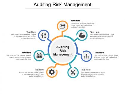 Auditing risk management ppt powerpoint presentation outline rules cpb
