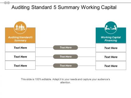 Auditing standard 5 summary working capital financing brand core values cpb