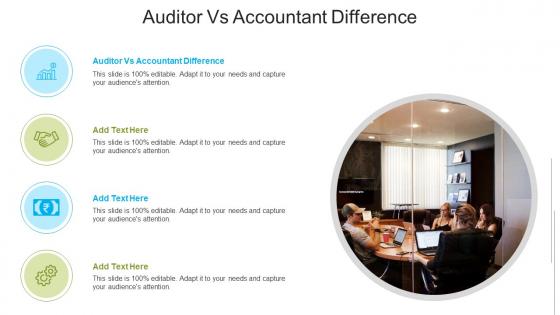 Auditor Vs Accountant Difference In Powerpoint And Google Slides Cpb