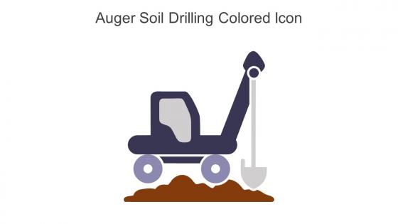 Auger Soil Drilling Colored Icon In Powerpoint Pptx Png And Editable Eps Format