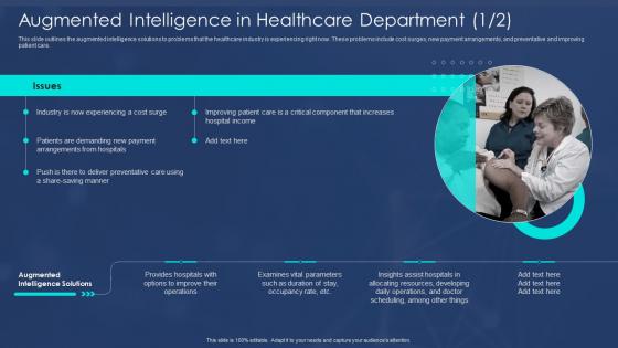 Augmented Intelligence In Healthcare Machine Augmented Intelligence IT
