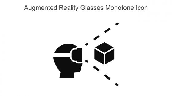 Augmented Reality Glasses Monotone Icon In Powerpoint Pptx Png And Editable Eps Format