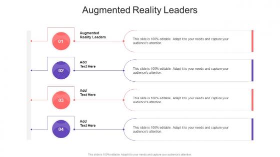 Augmented Reality Leaders In Powerpoint And Google Slides Cpb