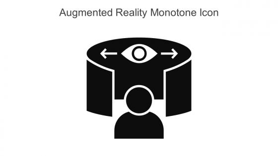 Augmented Reality Monotone Icon In Powerpoint Pptx Png And Editable Eps Format