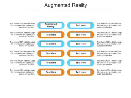 Augmented reality ppt powerpoint presentation slides layout cpb