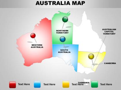Australian maps ppt layout 1114