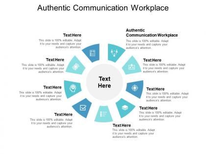 Authentic communication workplace ppt powerpoint presentation templates cpb