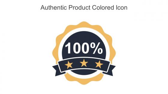 Authentic Product Colored Icon In Powerpoint Pptx Png And Editable Eps Format