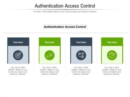Authentication access control ppt powerpoint presentation model slide download cpb