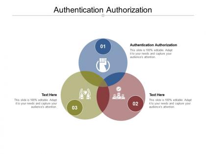Authentication authorization ppt powerpoint presentation gallery display cpb