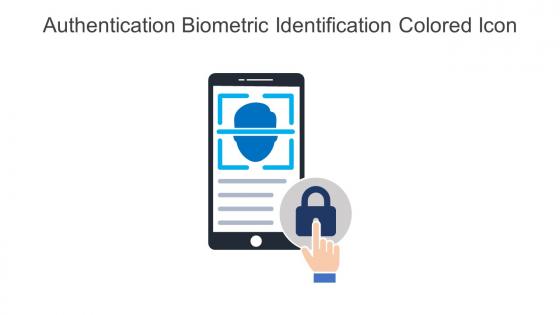Authentication Biometric Identification Colored Icon In Powerpoint Pptx Png And Editable Eps Format
