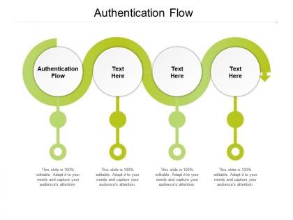 Authentication flow ppt powerpoint presentation infographics samples cpb