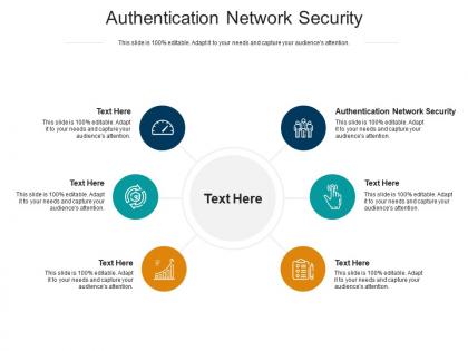 Authentication network security ppt powerpoint presentation infographic template master slide cpb