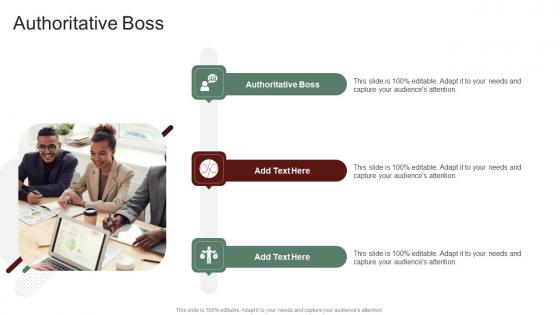 Authoritative Boss In Powerpoint And Google Slides Cpb