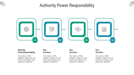 Authority power responsibility ppt powerpoint presentation visual aids cpb