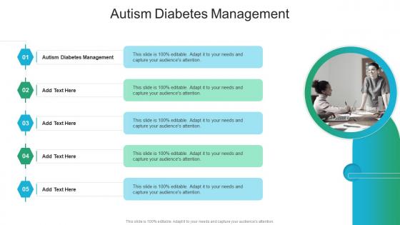 Autism Diabetes Management In Powerpoint And Google Slides Cpb
