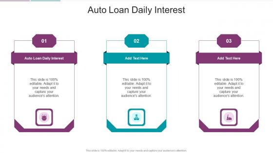 Auto Loan Daily Interest In Powerpoint And Google Slides Cpb