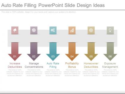 Auto rate filling powerpoint slide design ideas