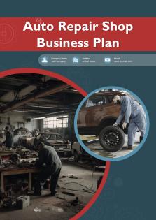 Auto Repair Shop Business Plan A4 Pdf Word Document