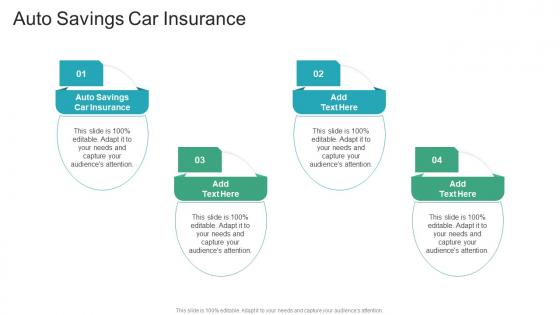Auto Savings Car Insurance In Powerpoint And Google Slides Cpb