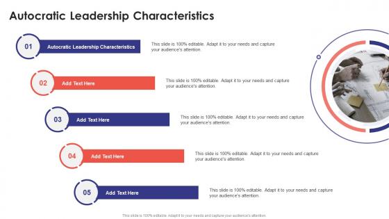Autocratic Leadership Characteristics In Powerpoint And Google Slides Cpb