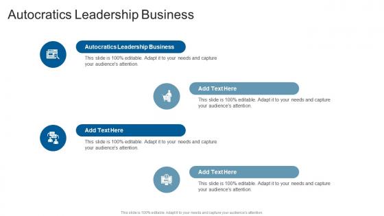 Autocratics Leadership Business In Powerpoint And Google Slides Cpb