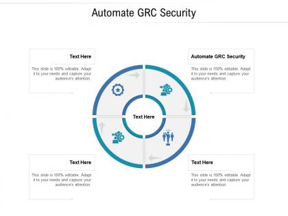 Automate grc security ppt powerpoint presentation visual aids slides cpb