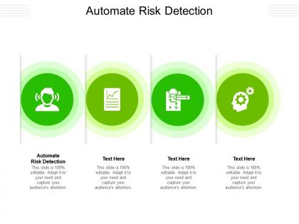 Automate risk detection ppt powerpoint presentation icon themes cpb