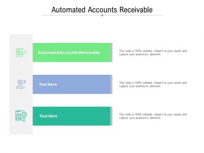 Automated accounts receivable ppt powerpoint presentation ideas cpb