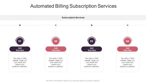Automated Billing Subscription Services In Powerpoint And Google Slides Cpb