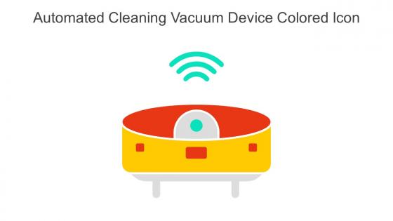 Automated Cleaning Vacuum Device Colored Icon In Powerpoint Pptx Png And Editable Eps Format