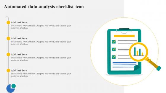 Automated Data Analysis Checklist Icon