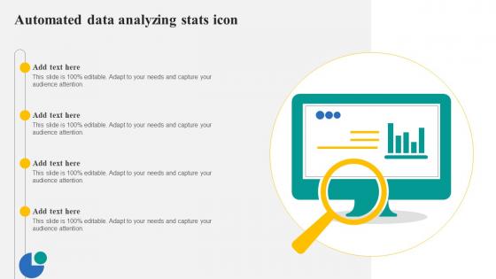 Automated Data Analyzing Stats Icon
