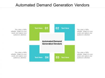 Automated demand generation vendors ppt powerpoint presentation infographic template professional cpb