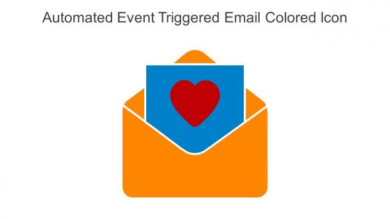 Automated Event Triggered Email Colored Icon In Powerpoint Pptx Png And Editable Eps Format
