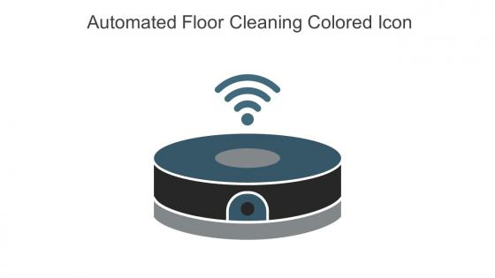 Automated Floor Cleaning Colored Icon In Powerpoint Pptx Png And Editable Eps Format