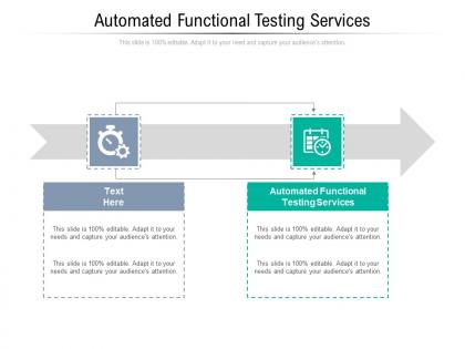 Automated functional testing services ppt powerpoint presentation pictures designs cpb
