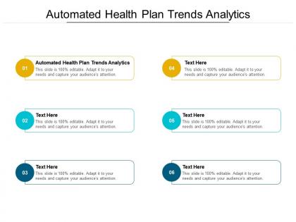 Automated health plan trends analytics ppt powerpoint presentation summary visual aids cpb