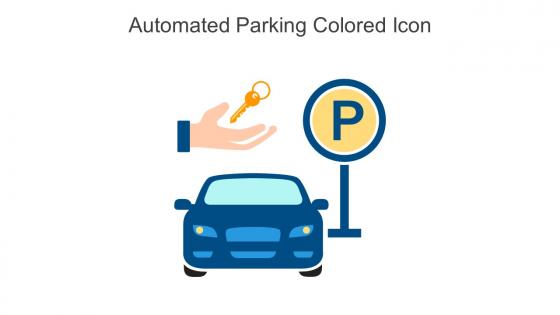 Automated Parking Colored Icon In Powerpoint Pptx Png And Editable Eps Format