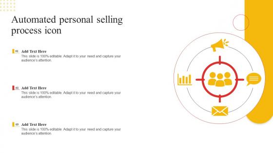 Automated Personal Selling Process Icon