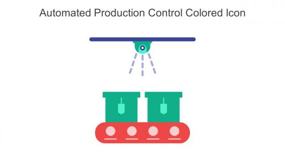 Automated Production Control Colored Icon In Powerpoint Pptx Png And Editable Eps Format