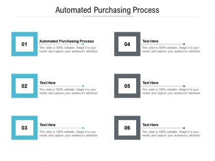 Automated purchasing process ppt powerpoint presentation infographic template example file cpb