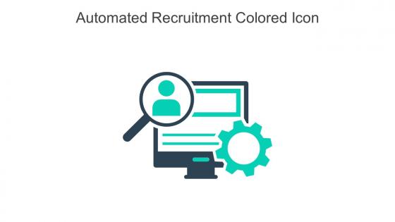 Automated Recruitment Colored Icon In Powerpoint Pptx Png And Editable Eps Format