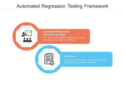 Automated regression testing framework ppt powerpoint presentation summary samples cpb